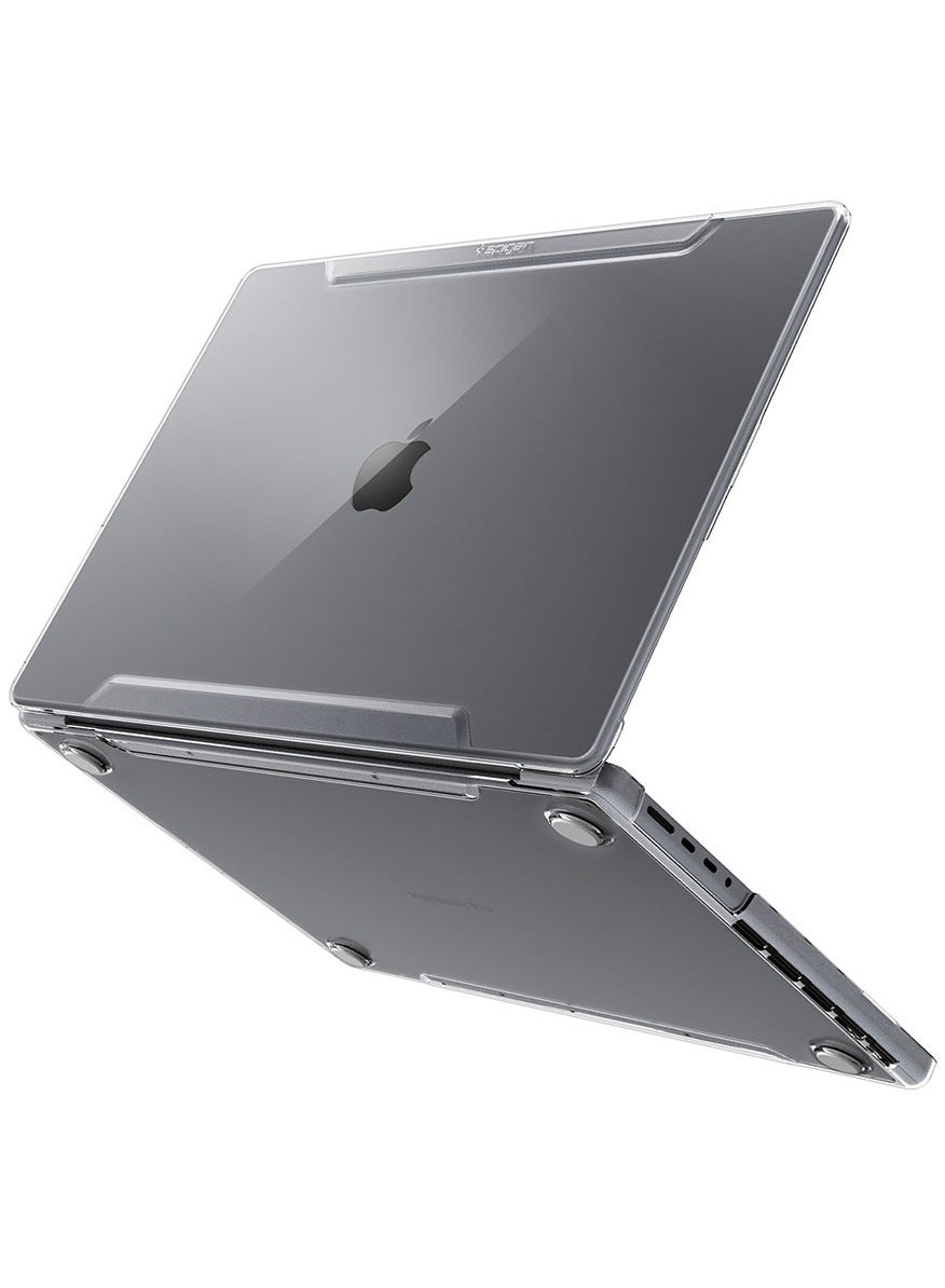 Compare Thin Fit MacBook Pro 14 inch Case M5  M4  M4 ProMax  M3  M2  M1 Series 20252021 Transparent Protective Hard Shell Cover  Crystal Clear at KSA Price