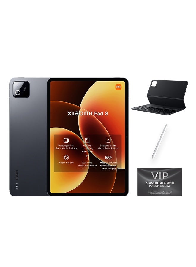 Compare Pad 8 Gray 8GB RAM 256GB WiFi + Pen & Keyboard  with 3pin Adaptor  Global Version at KSA Price
