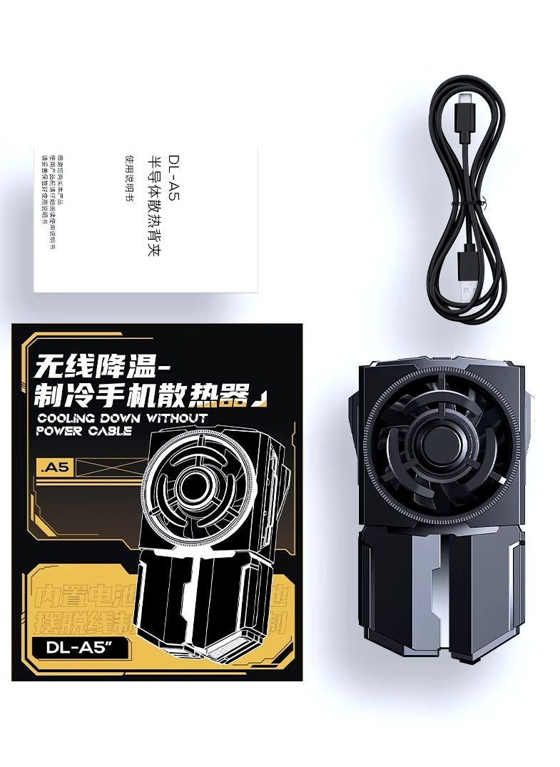 Compare DLA5 Rechargeable Phone Cooler with 1200mAh Battery | Portable Semiconductor Radiator for Gaming & Streaming | Silent Mobile Phone Fan with Fast Heat Dissipation | ClipOn Cooler for iPhone & Android | USB Charging – Easy to Carry at KSA Price