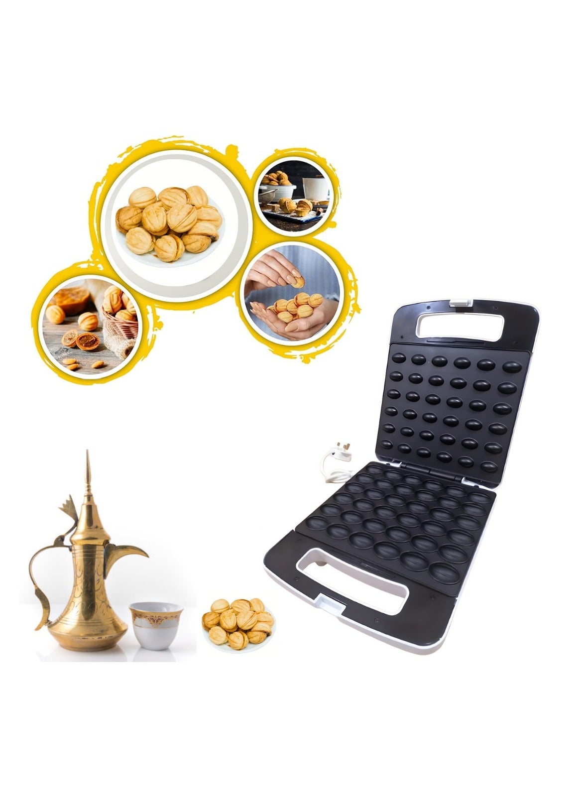 Nutty Maker 36 Piece Electric Snack Maker 1400W…
