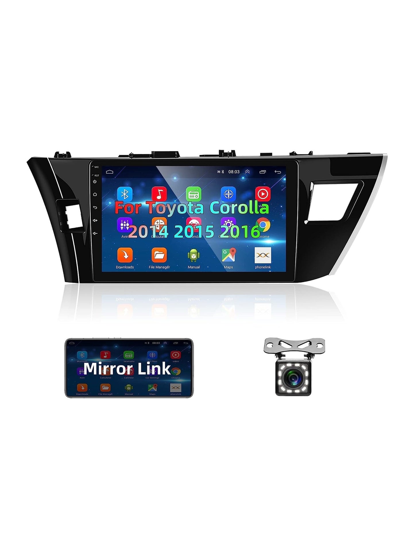 Android Screen For Toyota Corolla 2014 2015 2016…