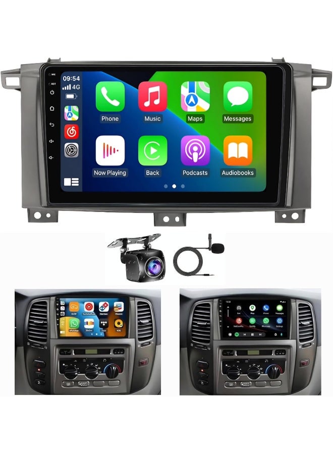 Compare Android Car Stereo For Toyota Land Cruiser LC100 GXR 20032006 Cruiser GXR Screen With Apple Carplay Android Auto Wireless WiFi AHD Camera Included Fast Interface 2+32GB Carplay at KSA Price