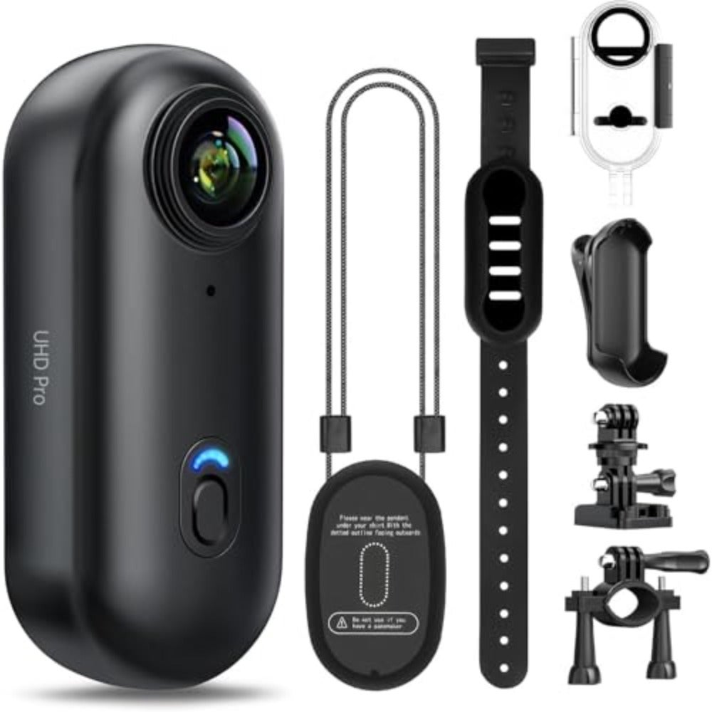 4K Action Camera Mini Vlogging Camera IPX7 Waterproof…