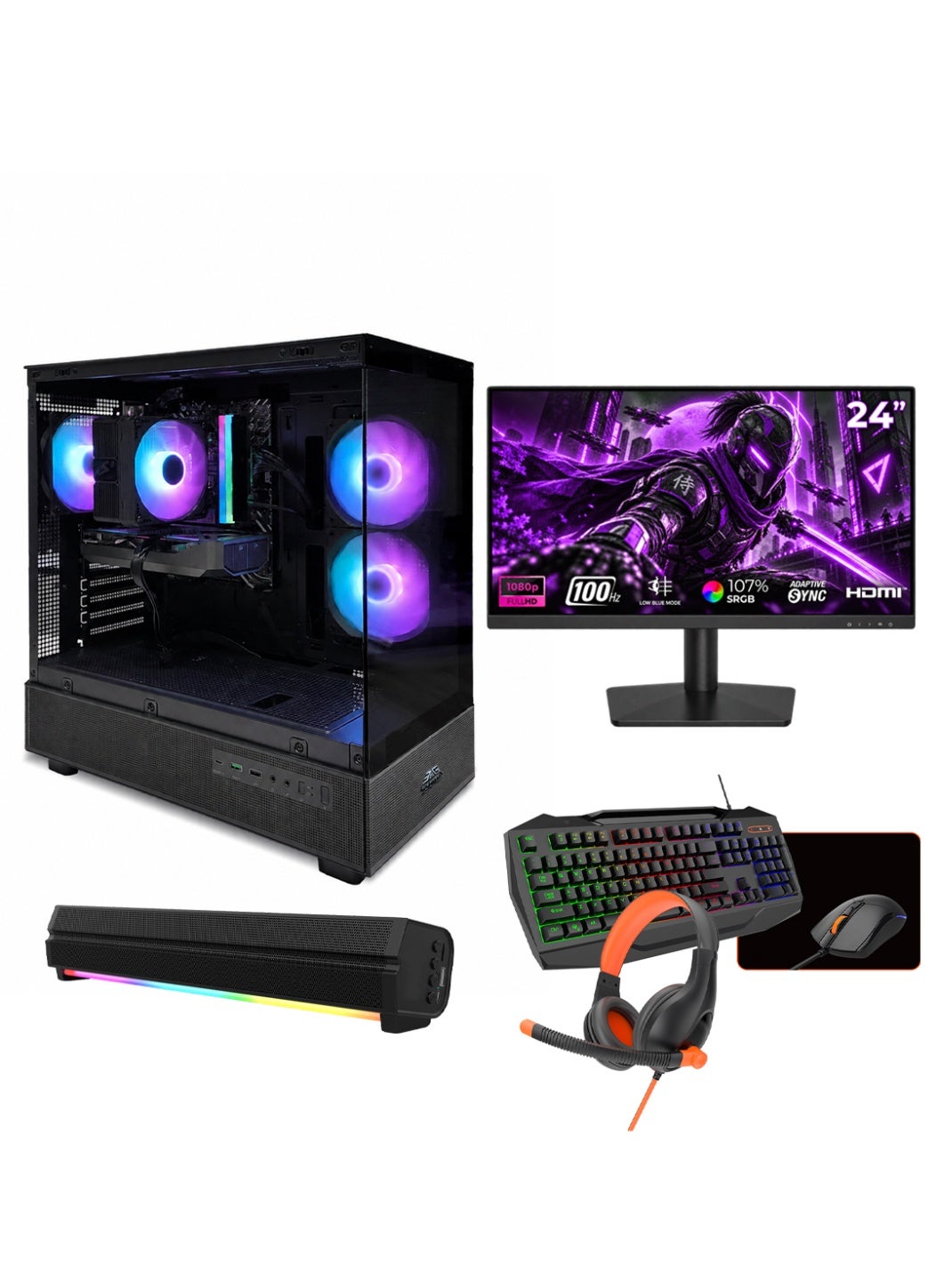 Gaming PC Bundle Intel Core i5-12400F, NVIDIA RTX…