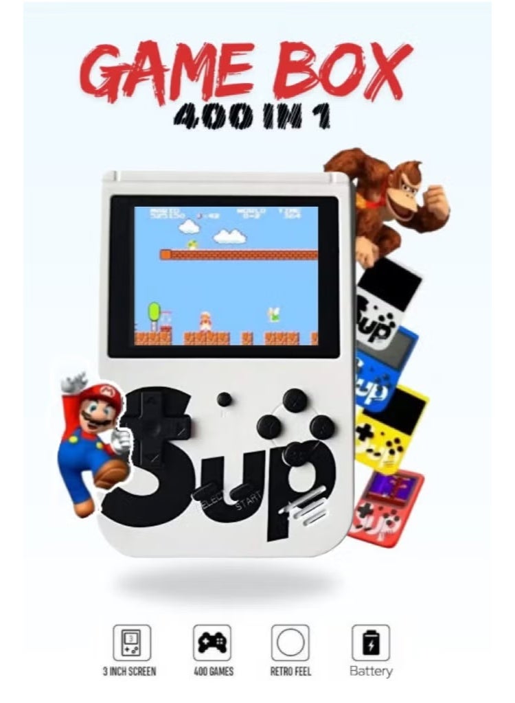 Game Box Plus 400-in-1 – Retro Mini Handheld Console…