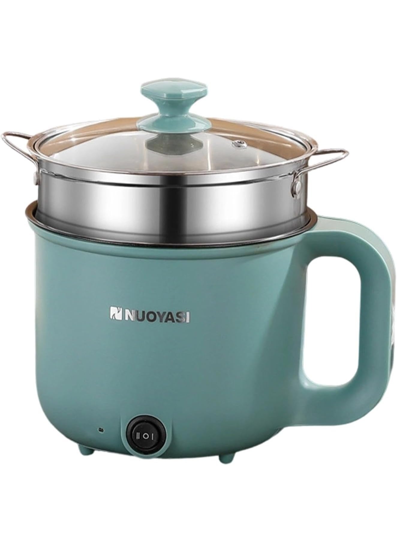 Compare 800W Fast Heating Electric Pot for Cooking, Boiling & Steaming NUOYASI electric pot featuring powerful performance, multiple cooking functions, durable build, easy maintenance, and efficient heating designed for preparing tasty meals anytime, anywhere with comfort and convenience. at KSA Price