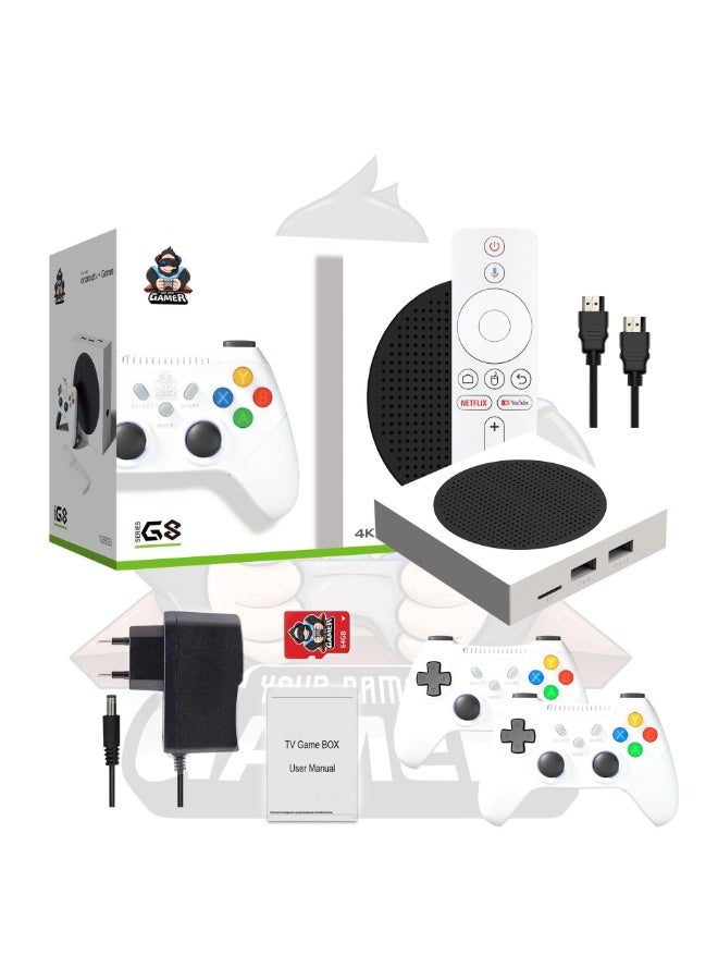 Compare G8 Game Box 4K HD TV Game Stick Video Game Console Built in Retro Games Portable Game Player Wireless Gamepad（128G 69000+Games） at KSA Price