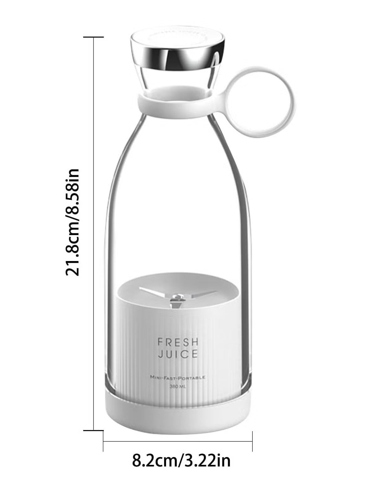 Compare 500ml Portable Mini Blender – USB Charging, Magnetic Suction, Compact Juice Cup for Smoothies, Shakes & Juices – TravelFriendly, Easy to Clean, Perfect for OntheGo Blending at KSA Price