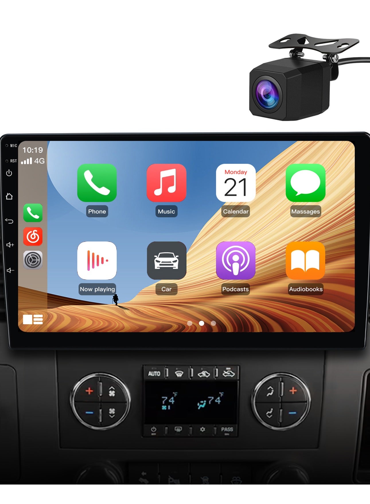 Compare Car Radio Stereo for Chevy Chevrolet Silverado Tahoe Equinox GMC Sierra Yukon with Wireless CarPlay Android Auto 10 inch Touch Screen at KSA Price
