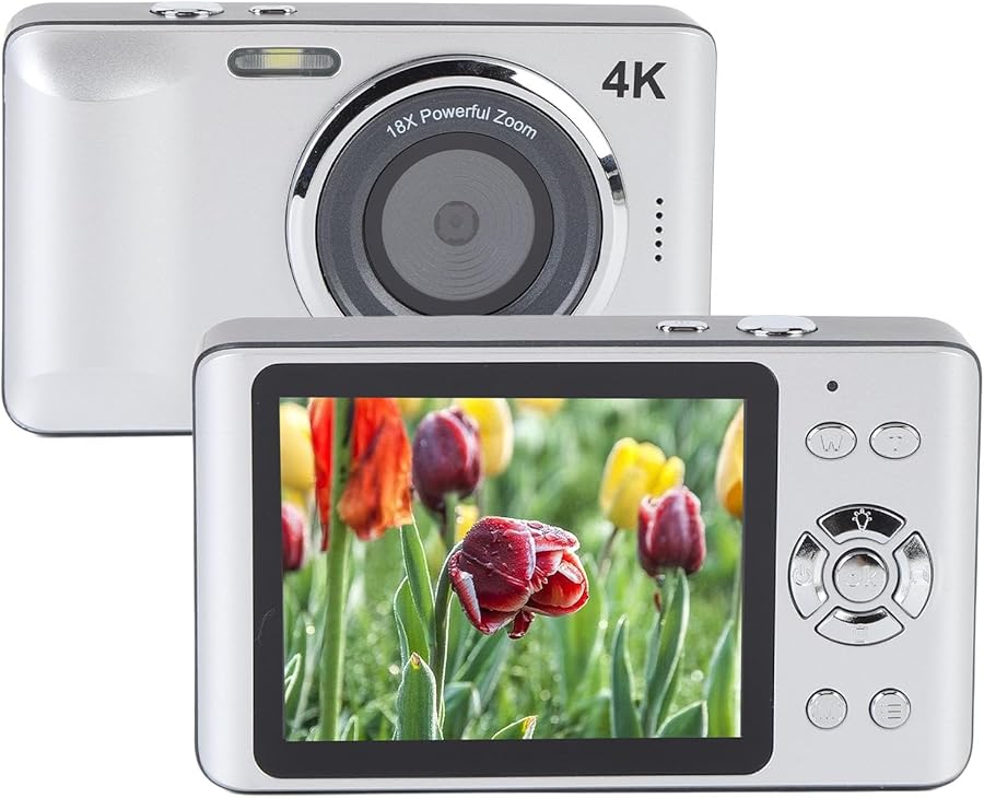 Asixxsix 4K 64MP Vlogging Camera with 18X Zoom…