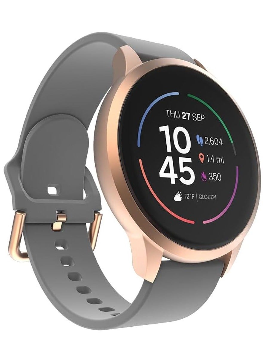 Compare iTouch Unisex Interactive Sports 4 Watch RosegoldGrey with Silicone Strap, TP4R01C04 at KSA Price