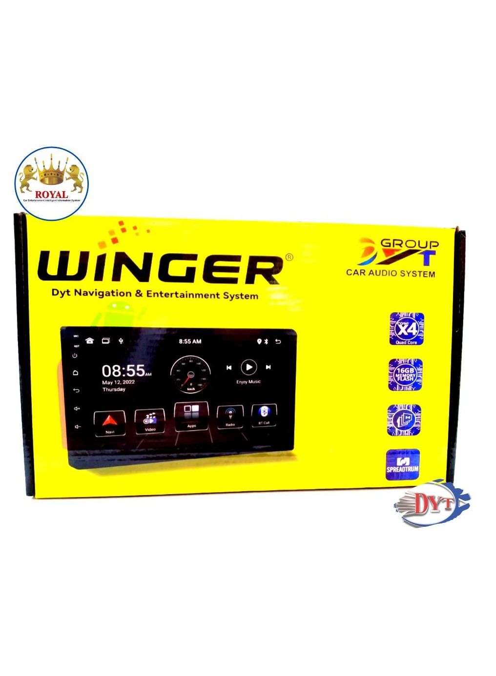 Compare Car Audio System Winger Navigation & Entertainment System (DYT9001, MT 1+32G) at KSA Price