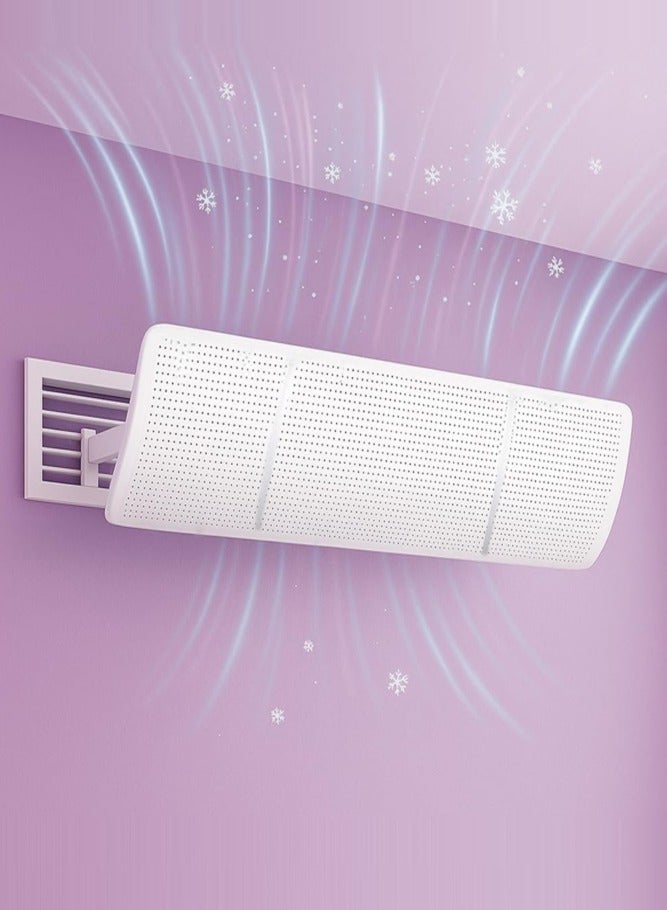 Compare Split AC Wind Deflector – Central Adjustable Airflow Guide, Telescopic Air Conditioner Shield 90x27cm at KSA Price
