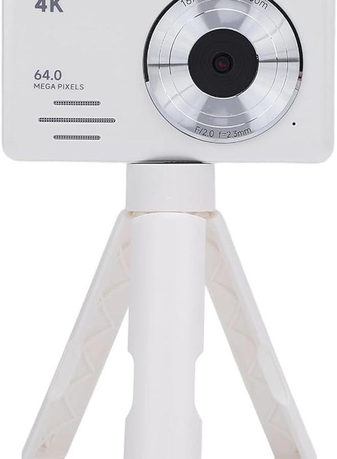 Asixxsix 4K 64MP Digital Camera White 18X Zoom…