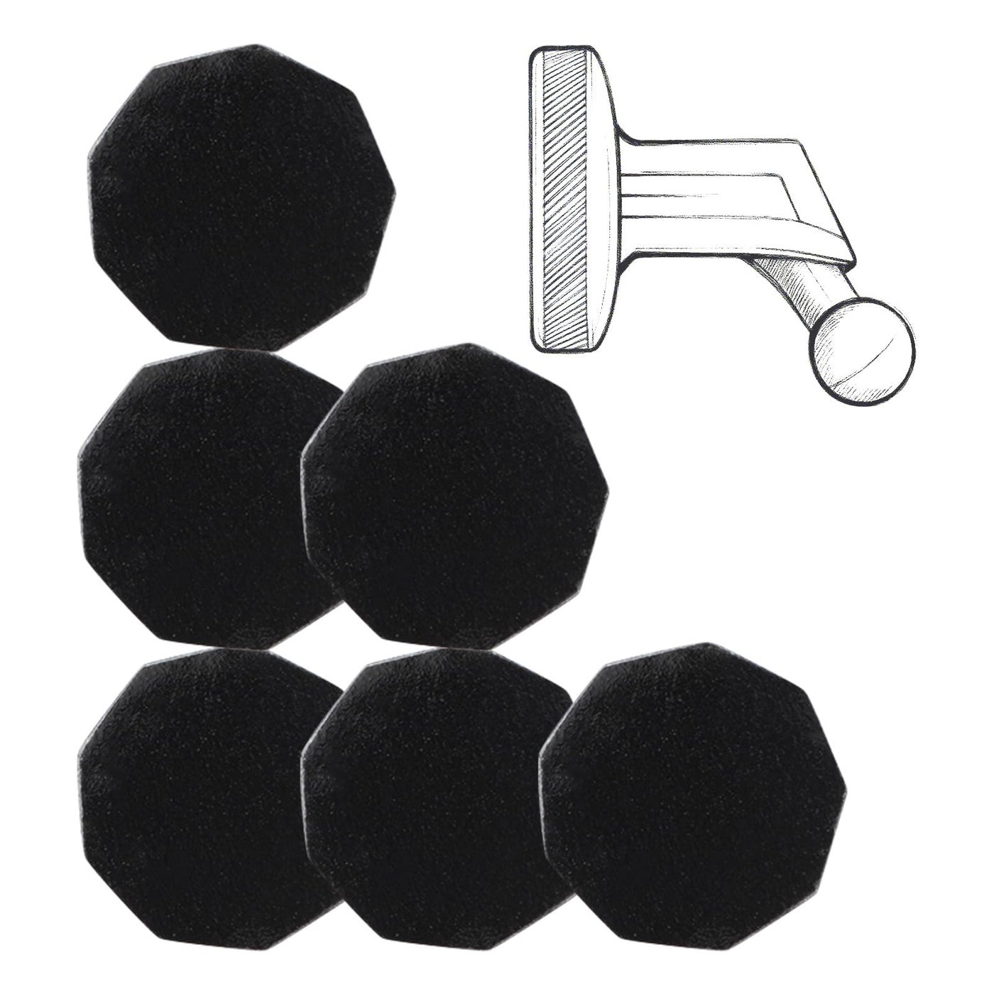 4pcs Adhesive Metal Pieces Replacement for Garmin…