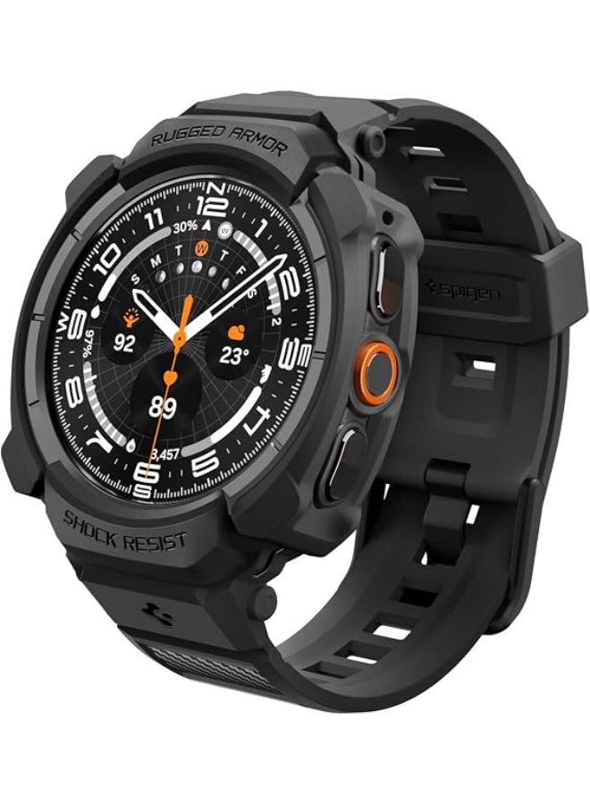 Compare Rugged Armor Pro for Samsung Galaxy Watch Ultra 2 Case with Band 2026 47mm  Matte Black at KSA Price