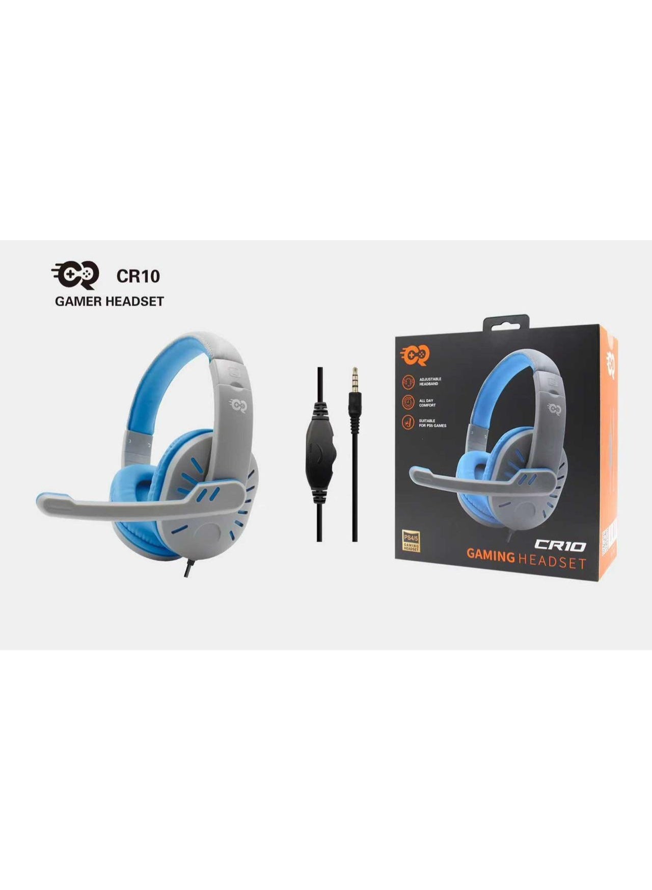 CR10 Wired Gaming Headset for PS4 & PS5…
