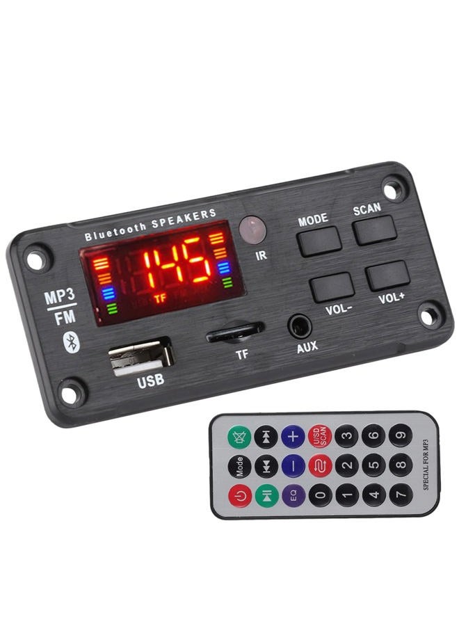 Compare Bluetooth MP3 Decoding Board, Lossless Car Stereo Audio Bluetooth5.0 MP3 Decoder Board MP3  WMA  WAV  FLAC  APE Color Screen Display Decoding Module at KSA Price