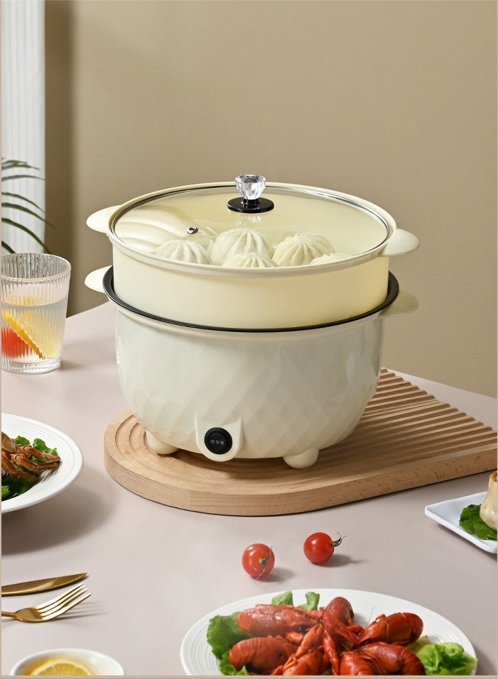 Multi-Functional Electric Hot Pot, 28cm Nonstick Cooker…