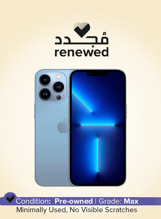 Compare Renewed  iPhone 13 Pro 256GB Sierra Blue 5G With Facetime  International Version at KSA Price