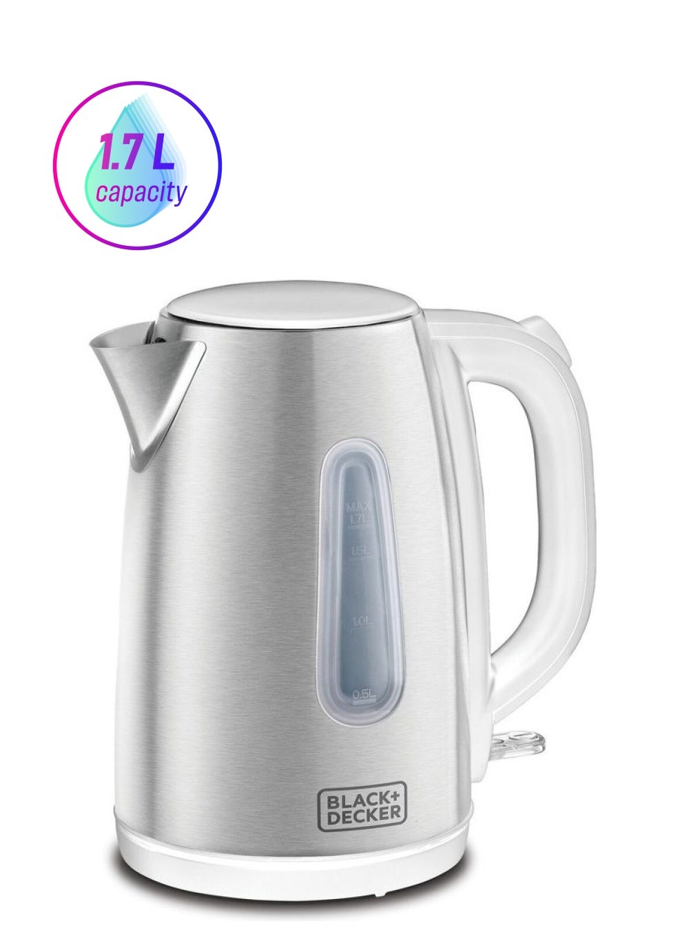Cordless Electric Kettle, 2200W, 1.7L Stainless Steel…