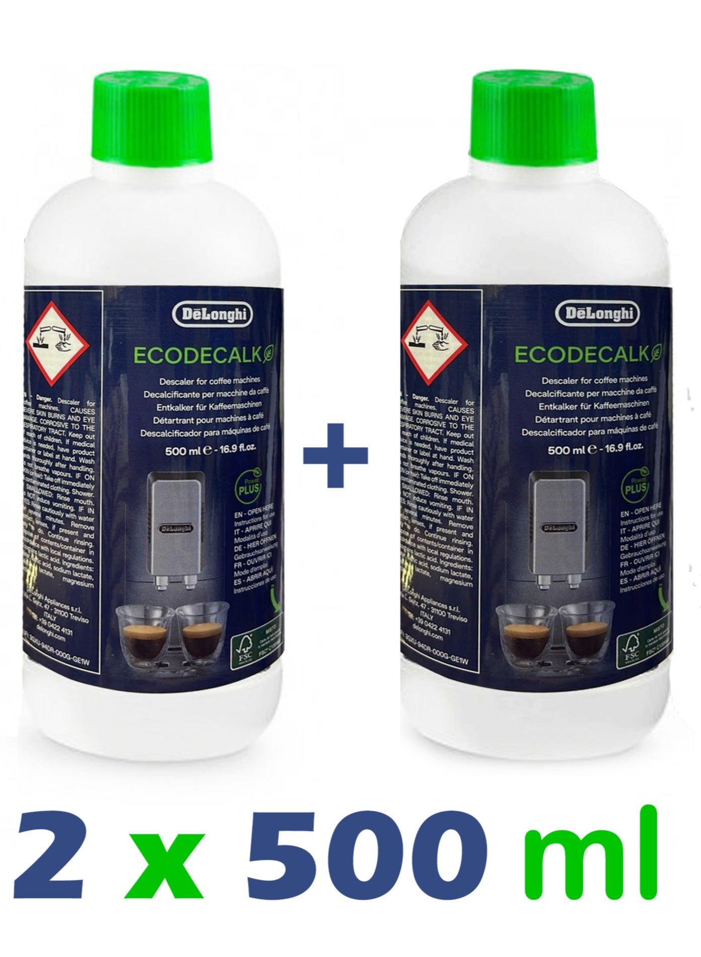 Compare Natural EcoDecalk Descaler For Coffee And Espresso Machine 2x500ml at KSA Price