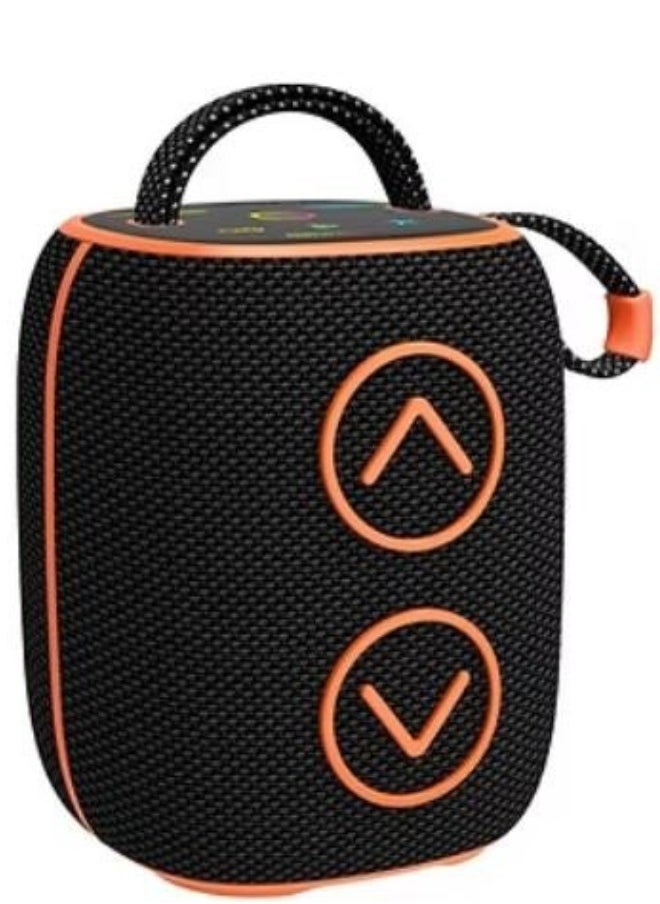 Compare Haino Teko S43 Portable Bluetooth Speaker – Button Control, SplashProof with RGB Light Show, FMUSBTF Playback, Built‑in Mic & Handle – Durable Outdoor Companion – Black at KSA Price