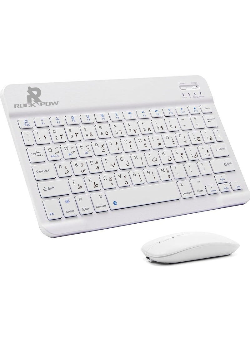 Ultra-Slim Bluetooth Arabci English Keyboard and…