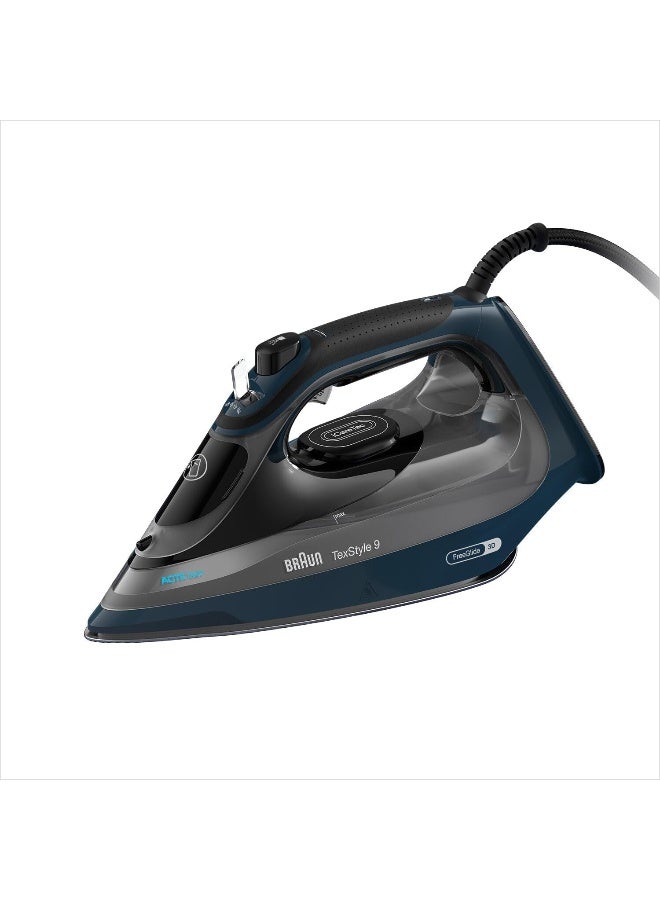 Compare TexStyle 9 Steam Iron, FreeGlide 3D Technology, EloxalPlus Soleplate, AutoOff 330 ml 3200 W SI9682DB black at KSA Price