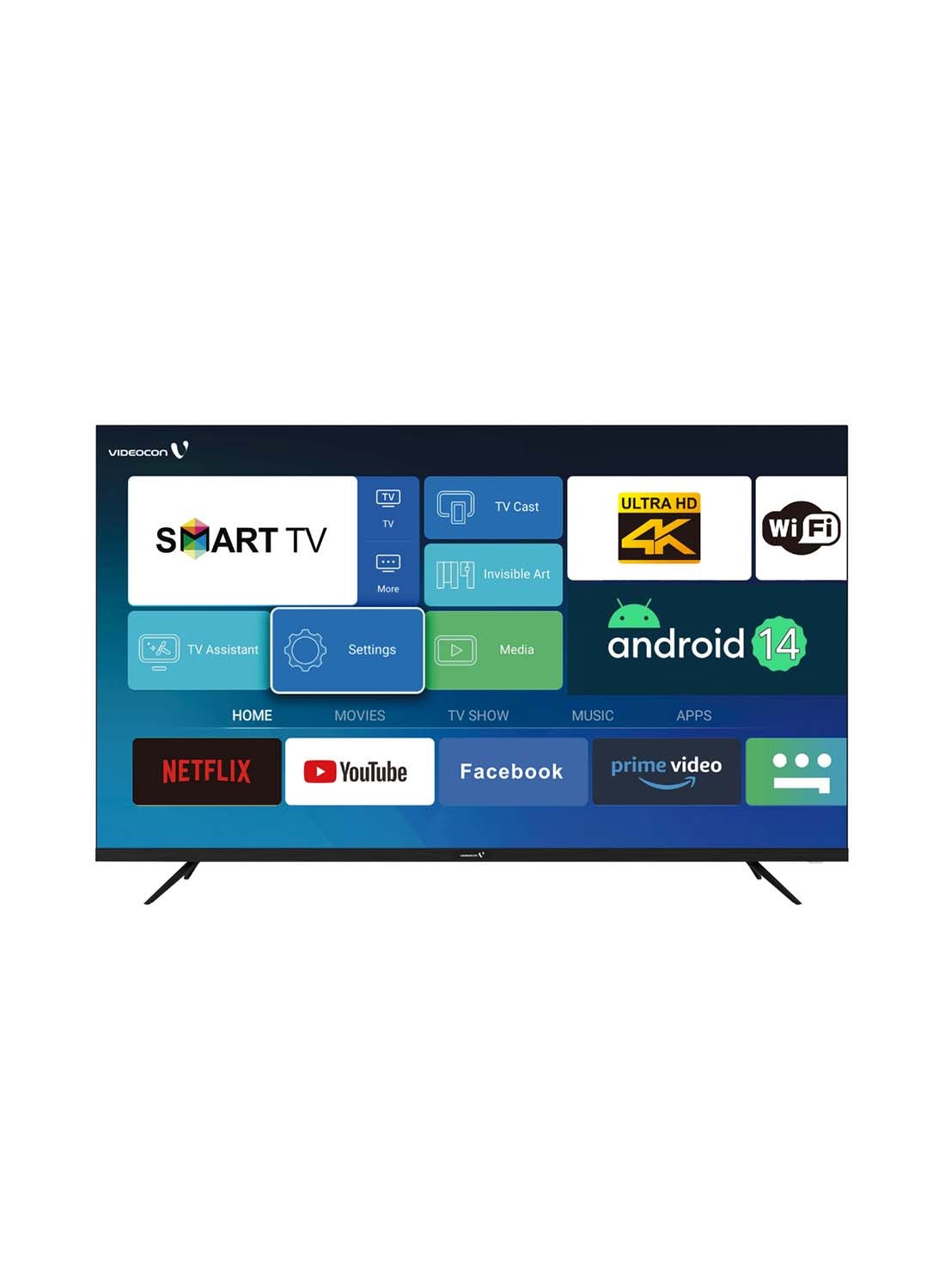 55-Inch Edgeless 4K UHD Smart TV With Dolby…