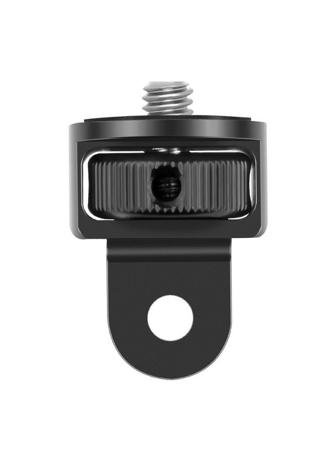 Compare Applicable To Gopro Hero1110 Small Ant Adapter Tripod Mini Adapter Seat Aluminum Alloy 14 Adapter HeadColor:Four GenerationsBlack at KSA Price