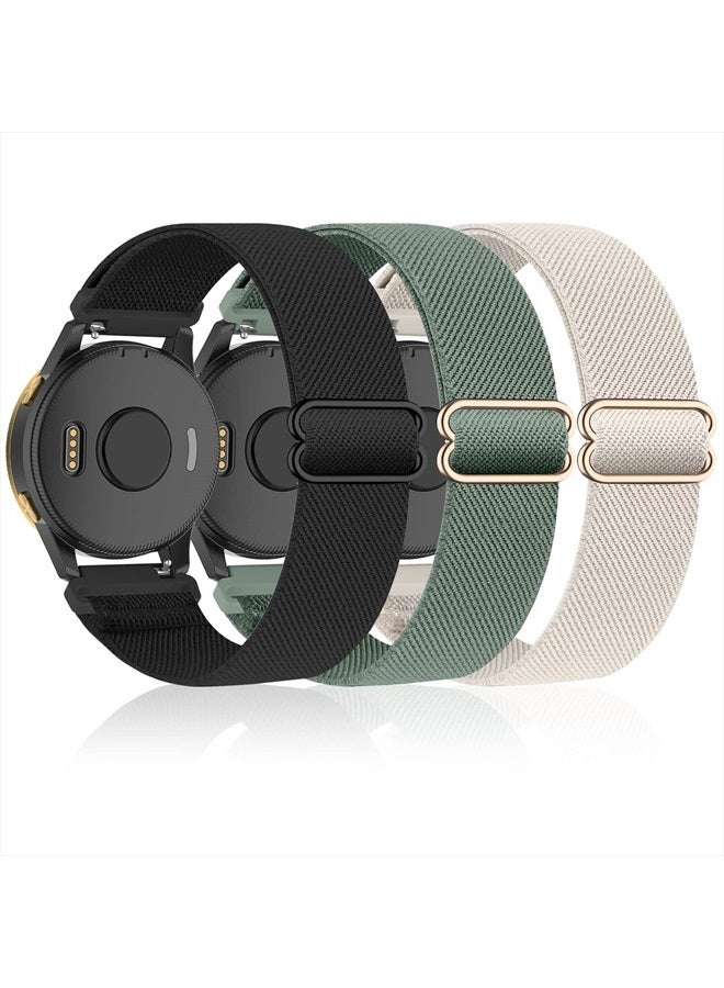 3 Pack Stretchy Nylon Watch Bands Compatible with…