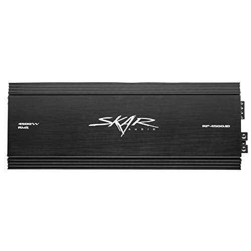 Compare Skar Audio RP4500.1D Monoblock Class D MOSFET Amplifier with Remote Subwoofer Level Control, 4500W at KSA Price