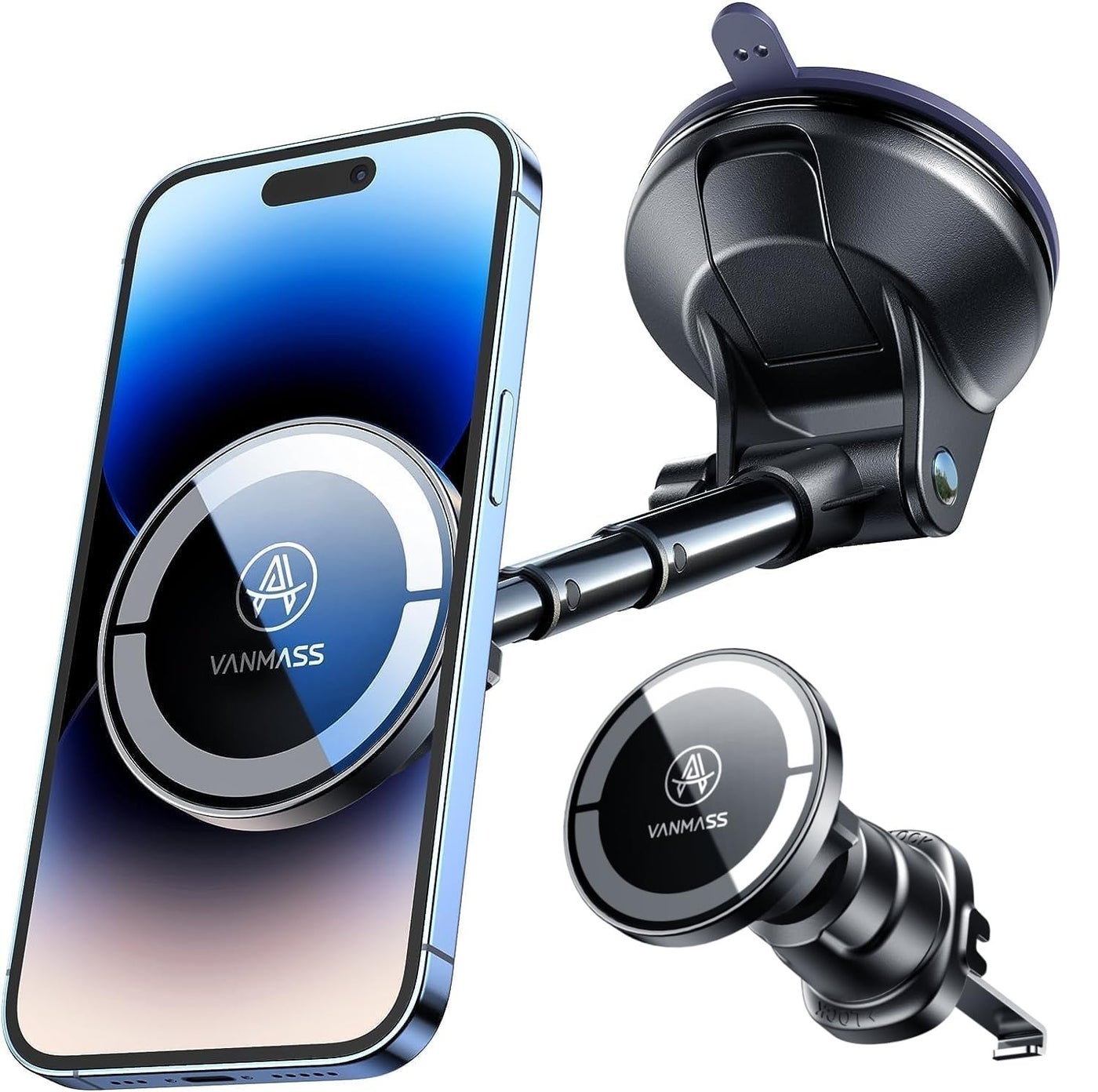 VANMASS Magnetic Car Phone Holder [2026 Upgraded…