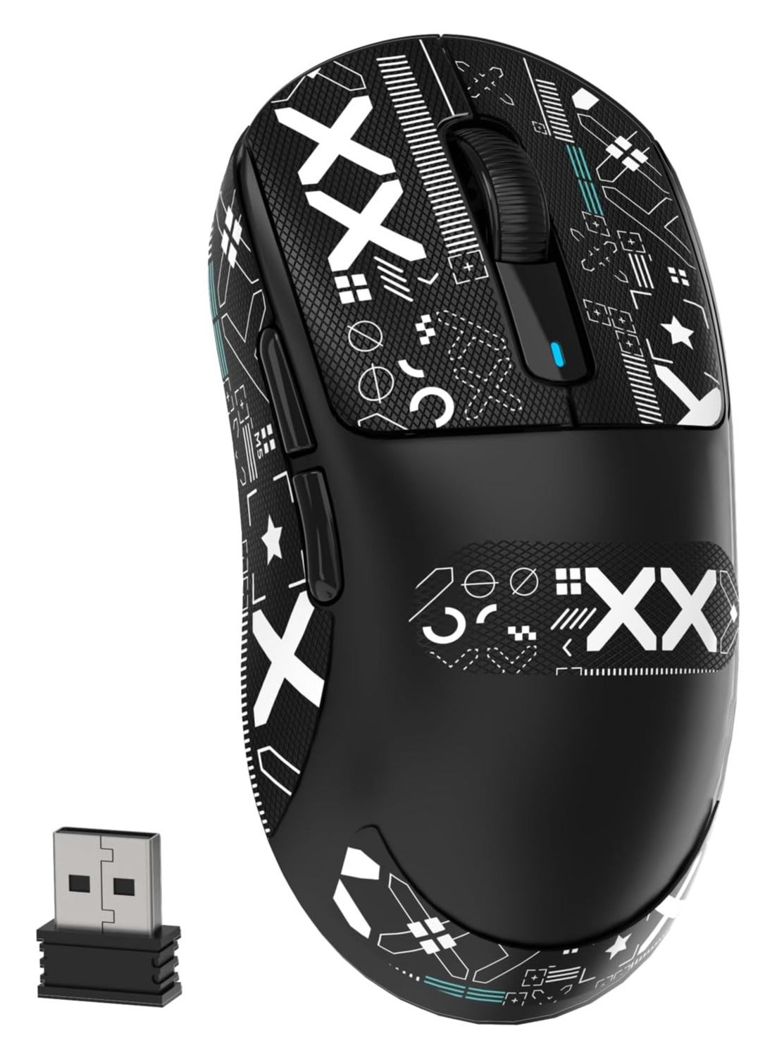 Compare ATTACK SHARK X3 Wireless Gaming Mouse – UltraLight 49g Superlight Design – 26,000 DPI Optical Sensor – 2.4GHz Wireless, Bluetooth & Wired Connection – Programmable Buttons – RGB Lighting – Ergonomic Grip – Compatible with PC, Laptop, Mac White at KSA Price
