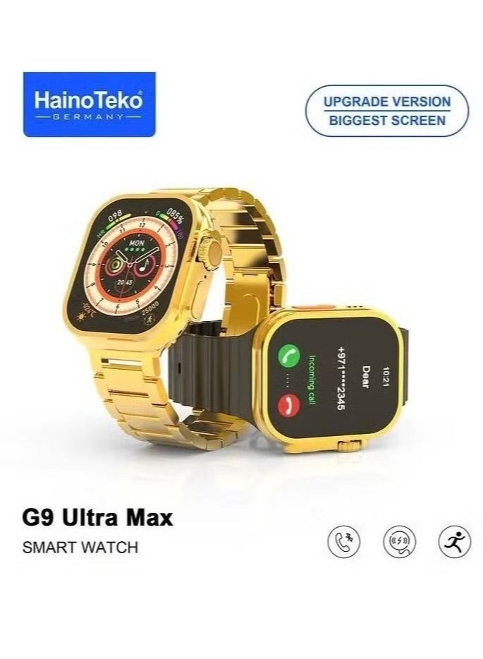 Compare G9 Ultra Max Smart Watch | Premium Fitness & Health Tracker | 1.7 HD Touchscreen, Heart Rate Monitor, Sleep Tracking, Long Battery Life, Notifications for Calls & Messages | Compatible with iOS & Android at KSA Price