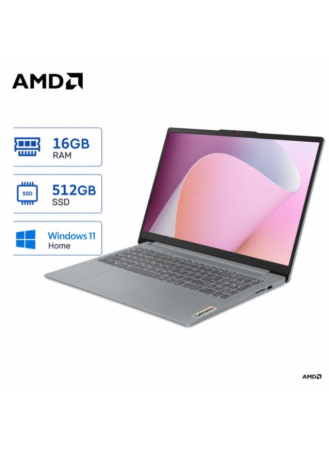 IdeaPad Slim 3 15AMN8 (2025) Laptop – AMD Ryzen R5-7520U…