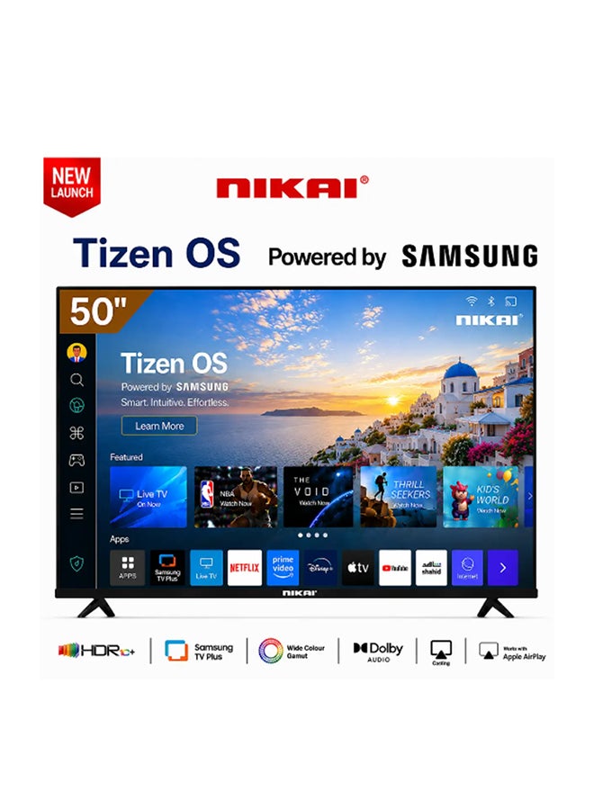 NIKAI 50 Inch 4K UHD Smart TV with Tizen…