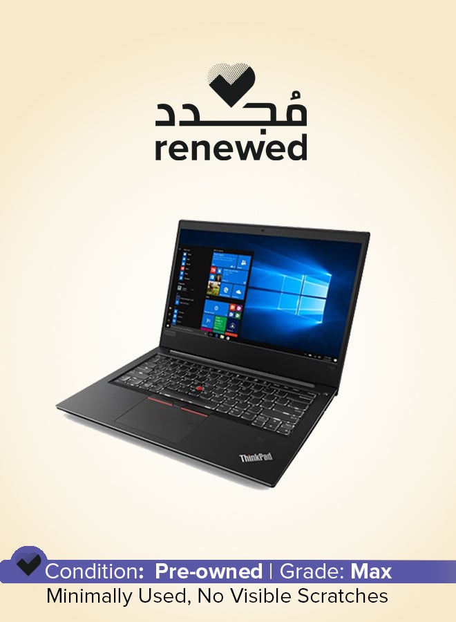 Compare Renewed  ThinkPad E480Business Laptop  14Inches FHD Screen  Intel Core i58250U  8GB DDR4 RAM  256GB SSD  English Keyboard Black  Windows 10 Pro English black at KSA Price