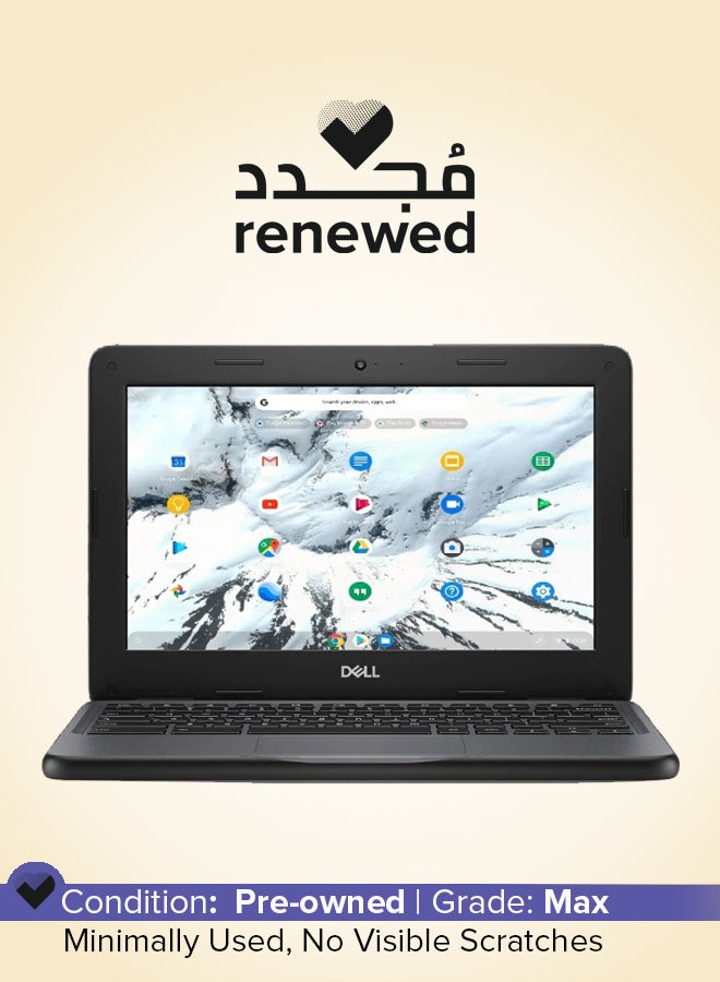 Compare Renewed  Chromebook 3100 With 11.6 Inch Display,Celeron N40204 GB RAM16 GB SSDChrome OSIntel HD Graphics English Black at KSA Price