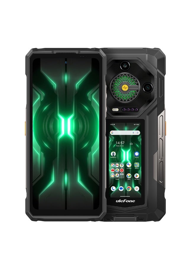 Compare Armor 33 Pro 5G | 16GB RAM 512GB ROM | 25500mAh Mega Battery | 6.95Inch FHD+ Screen | 3.4Inch Rear Screen | 118dB Loudspeaker | 66W Fast Charging | NFC  Phantom Black at KSA Price