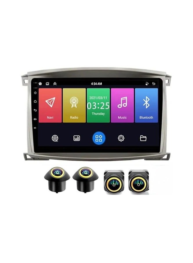 Compare Android Car Stereo for Lexus LX 470 J100 2 Land Cruiser VXR LC100 20032007 4GB RAM 64GB ROM Support Carplay, MLink WiFi BT, GPS, 10 Inch IPS.QLED, Fast interface, Screen with 360D Camera Included at KSA Price