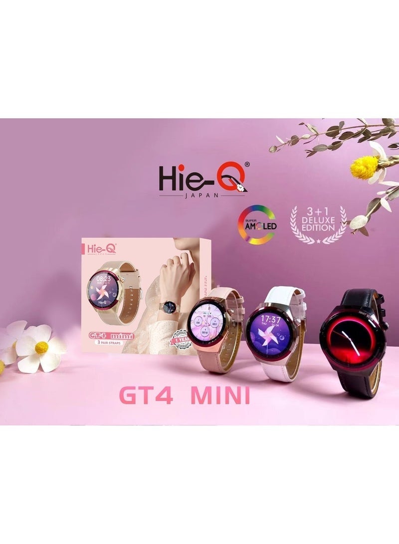 Compare GT4 Mini Smart Watch – HD Touch Display, Bluetooth Calling, Fitness & Health Monitoring, Heart Rate & Sleep Tracking, Multiple Sports Modes, Water Resistant, Long Battery Life Smartwatch at KSA Price