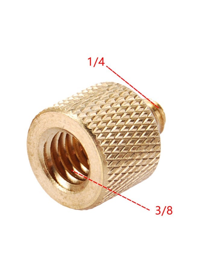 Compare 38 Turn 14 Brass Plated Adapter Screw Tripod Adapter Screw Cross Border Photographic EquipmentColor:41 Head Copper Plated Small Head at KSA Price