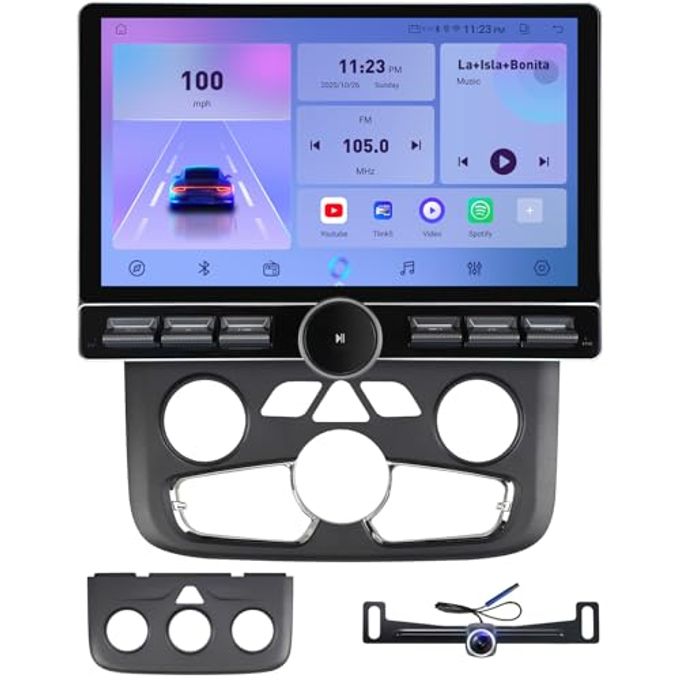 Compare 10 Inch Touchscreen Car Stereo Radio For Dodge Ram 1500 2500 3500 20132018Manual & Auto Ac Replacement Dash Kit WWired Wireless Carplay Android Auto Gps Navigation at KSA Price