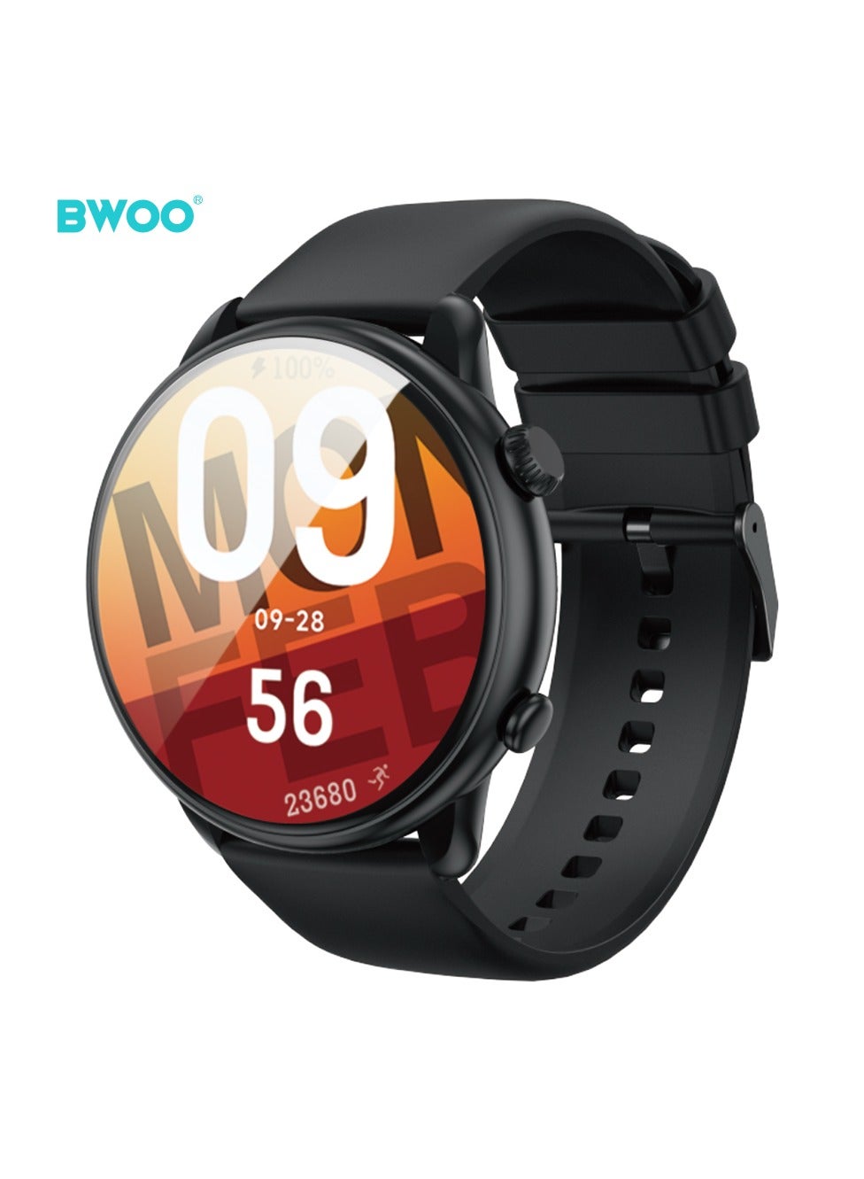 Compare Bwoo Wa10 Smart Watch Black at KSA Price