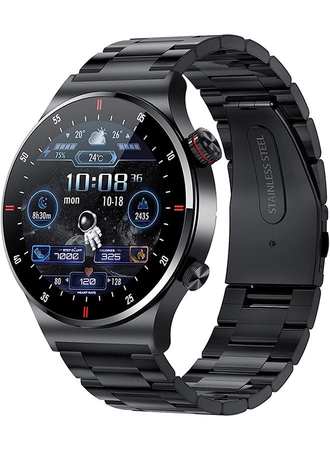 Compare Mens Smart Watch, 1.28 HD Touch Screen Fitness Tracker, Sleep Monitor, IP67 Waterproof Stainless Steel Smartwatch for Android iOS, Business Sports at KSA Price