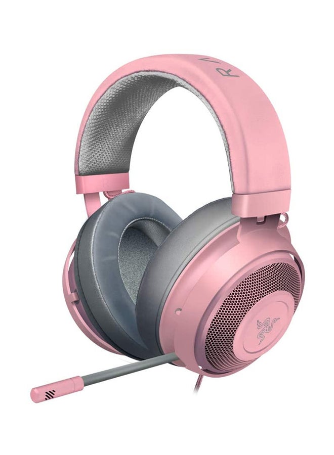 Compare Razer Kraken Gaming Headset, Lightweight Aluminum Frame, Retractable Noise Isolating Microphone, For PC, PS4, PS5, Switch, Xbox One, Xbox Series X & S, Mobile, 3.5 mm Audio Jack  Quartz Pink at KSA Price