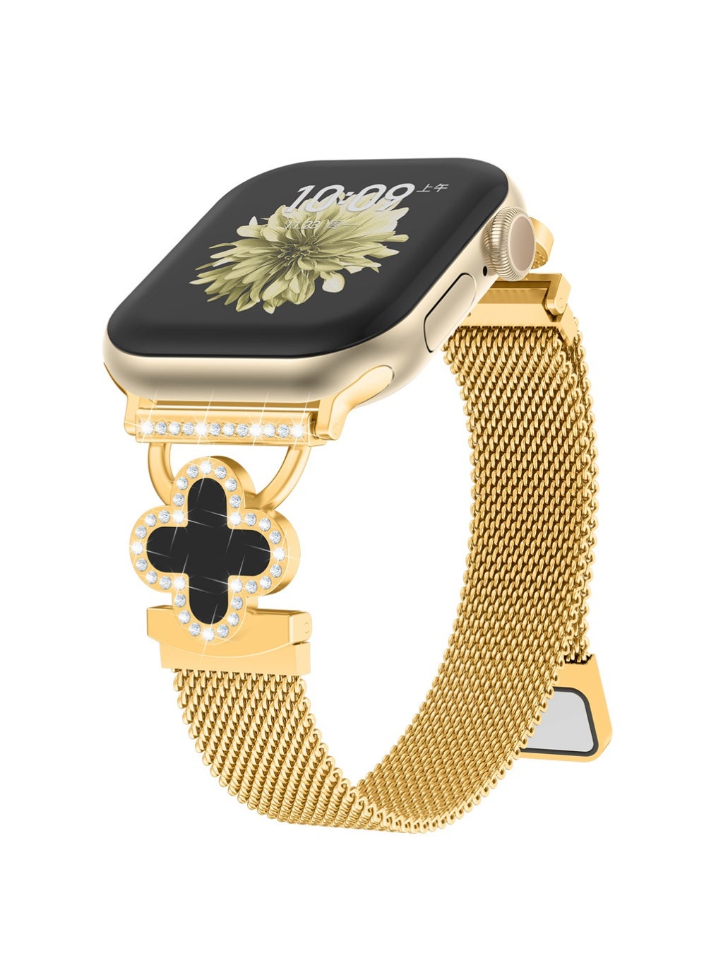Compare Slim Metal Band Compatible with Apple Watch Band 38mm 40mm 41mm 42mm Series1011Skinny Magnetic Strap with Bling Charms, Cute Stainless Steel Band, Dressy Thin iWatch Bracelet for Women ? at KSA Price