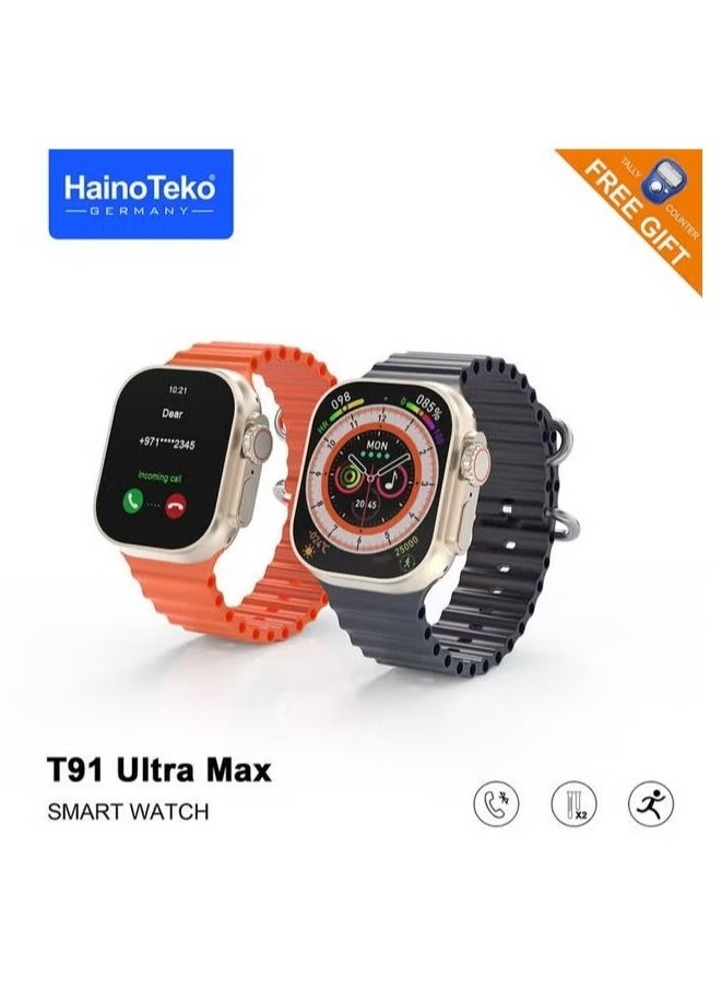 T91 Ultra Max Smart Watch | Largest Screen,…
